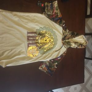 A shirt with a hoodie for men